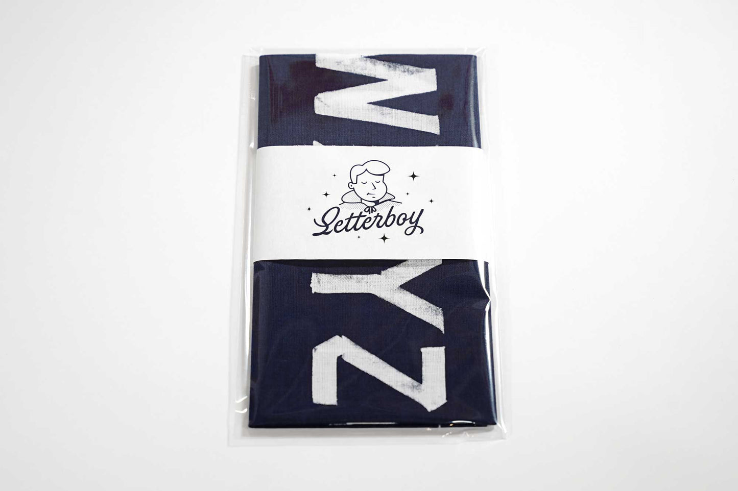 Block lettering Tenugui
